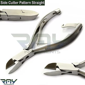 Cortaúñas de Puntera Resistente Cortador Lateral Patrón Mango Herramientas Quiroprácticas Rectas - Imagen 1 de 4