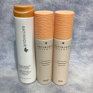 Amway Satinique Smooth Moisture Condition & 2 Control Foam Mousse Full Size NEU - Bild 1 von 6