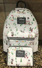 Disney Mickey & Friends Holiday Snow Day Mini Backpack & Wallet Loungefly (NEW)