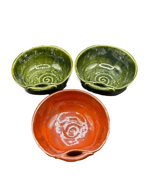 Set of 3 Pottery Barn Sauce Dipping Deep Bowls Nut/snack Dish Party Entertain - Image 1 of 3
