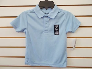 Boys IZOD $22 Uniform or Casual Light Blue Wicking Polo Size 4 - 7 - Picture 1 of 3