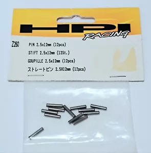 HPI Racing RC Original Replacement Part #Z260 Steel Pin 2.5x12mm New Old Stock - Picture 1 of 1