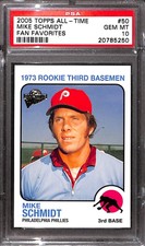 2005 Topps All-Time Fan Favorites #50 Mike Schmidt PSA 10 20785250