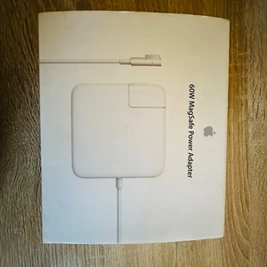 GENUINE APPLE MAGSAFE POWER ADAPTER 60W CHARGER FOR MACBOOK MC461B/B - A1344 - Picture 1 of 4