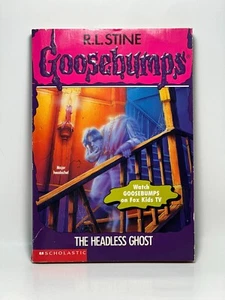 1st Print #37 The Headless Ghost Goosebumps Book R.L. Stine Vintage Series 1995 - Imagen 1 de 22