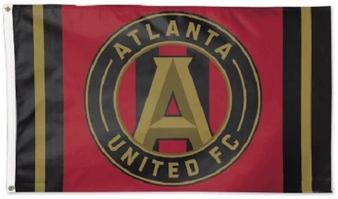 Atlanta United FC Flag Banner ~ Large 3'X5' ~ Soccer ~ FREE SHIPPING Cover