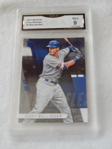 Cody Bellinger GMA Graded 9 Mint 2017 Absolute #2 Blue Rookie - Picture 1 of 3