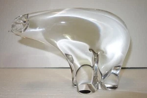 Large Vintage  Murano Polar Bear with Original Nason C. Sticker - Picture 1 of 8