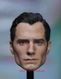Custom 1/6 INART Henry Cavill Kopf Skulptur für Hot Toys Superman Actionfigur - Bild 1 von 6