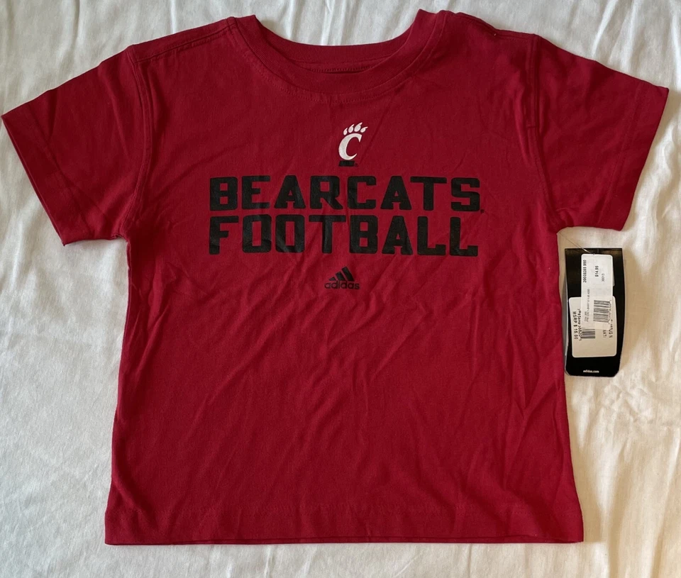 NCAA Cincinnati Bearcats Football adidas T Shirt Size Youth 5/6 - Image 1 of 1