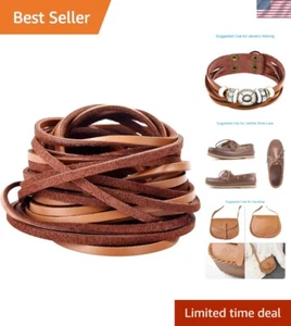 High Tensile Strength 3MM Leather Shoelace - Quality-Controlled Craft Cord - Picture 1 of 8