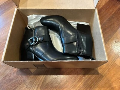 MARC JACOBS Botas Botines Cuero Negro Hebilla - Talla 7.5M Foto 1 de 4