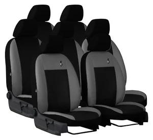 TAILORED SEAT COVERS For FORD S-MAX 7 SEATS MK1 2006 - 2015 ARTIFICIAL LEATHER - Picture 1 of 12