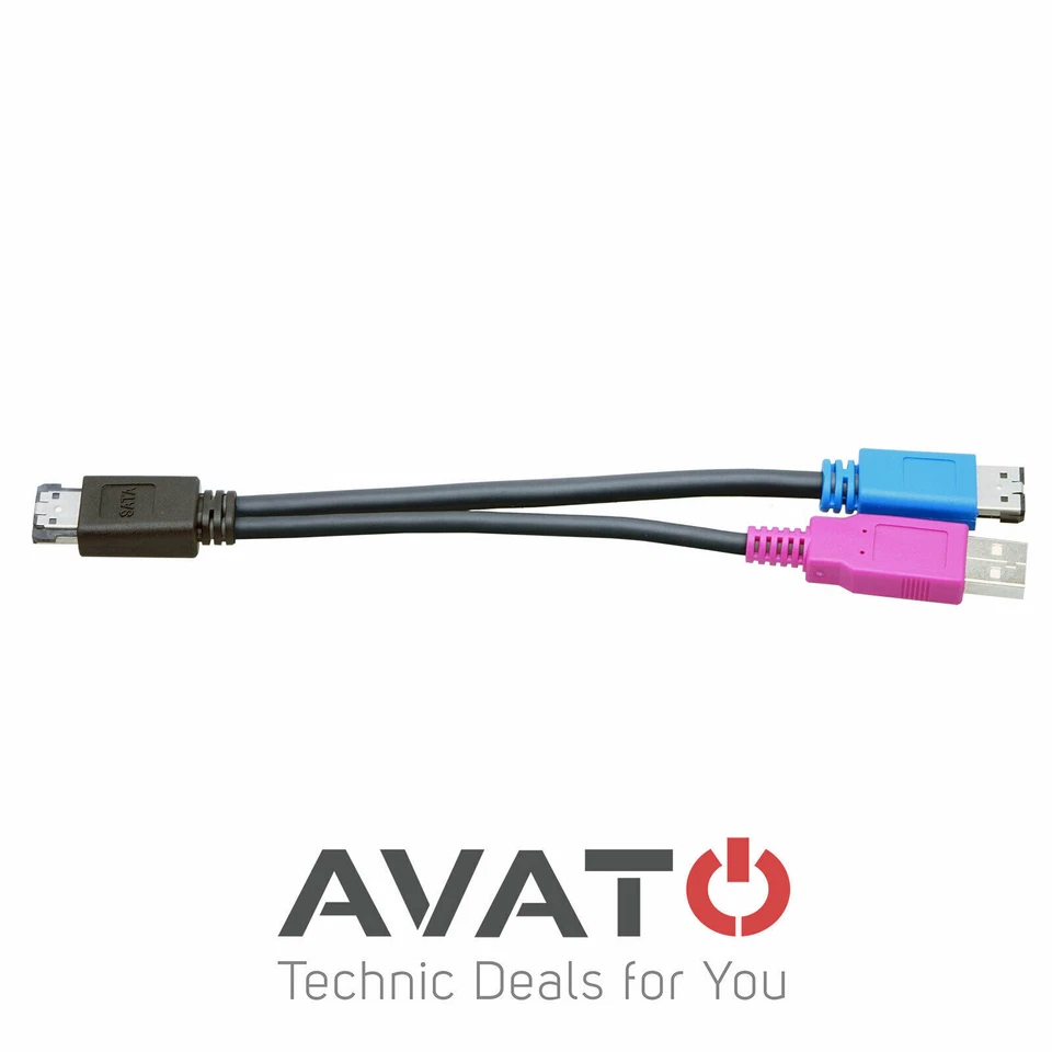 Splitkabel y Kabel e-Sata USB für SKY Festplatte für SKY Humax / PACE Receiver - Bild 1 von 4