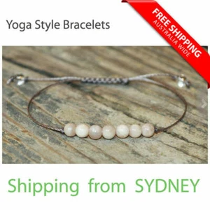 Sunstone Bracelets. Sun Stones Beaded Crystal For Good Luck & Fortune - Picture 1 of 2