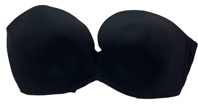 Sujetador con aros Wonderbra Ultimate sin tirantes para mujer WB032D ligeramente forrado 38E negro Foto 1 de 4