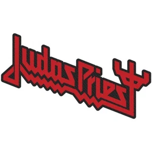 JUDAS PRIEST CUT OUT CLASSIC LOGO PRINTED SEW ON PATCH OFFICIALLY LICENSED - Picture 1 of 6