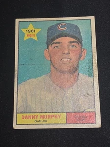 1961 Topps #214 Danny Murphy Cubs  - Picture 1 of 2