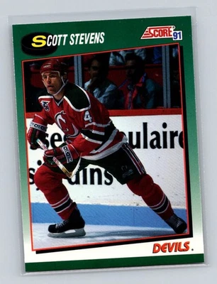 1991-92 Score Rookie and Traded #45T Scott Stevens New Jersey Devils - Image 1 of 2