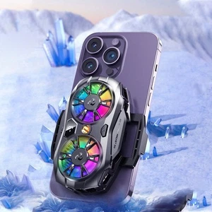 Handy Kühllösung mit RGB-Beleuchtung für alle Smartphone-Größen - Zdjęcie 1 z 12