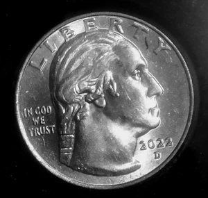 2022 D Error "In Cod We Trust" Anna May Wong Quarter - Picture 1 of 2