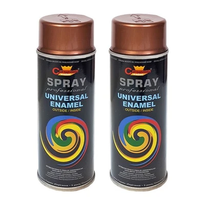 2x LACKSPRAY  RAL 400ml  Kupfer metallic Sprayfarbe Sprühfarbe  - Bild 1 von 4
