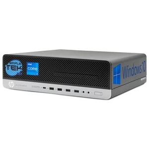 HP PRODESK 800 G3 SFF i7 16GB 240GB 1TB 2GB GPU GT710 WIN10 MINI DESKTOP DVD-RW - Bild 1 von 5