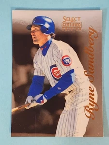 1996 Select Certified Ryne Sandberg Chicago Cubs #28 ⚾ - Picture 1 of 6