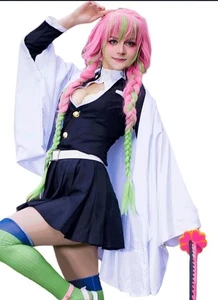 Anime Demon Slayer Kimetsu no Yaiba Kanroji Mitsuri CosplayCostume missing socks - Picture 1 of 5