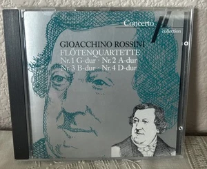 Giacchino Rossini - Flötenquartette No.1-4 (CD) Germany-Concierto Collection - Imagen 1 de 3