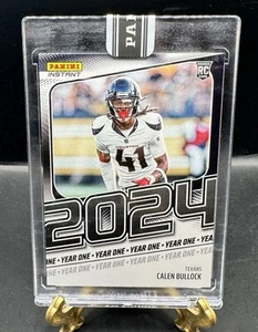 2024 Panini Instant YEAR ONE CALEN BULLOCK RC Texans Black SSP 1/1 - Picture 1 of 2