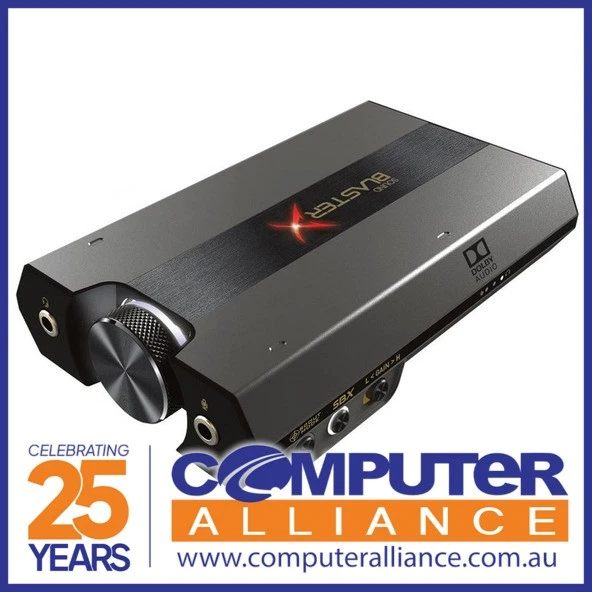 Creative Sound BlasterX G6 7.1 HD Gaming DAC USB Sound Card 70SB177000000 - image 1 of 4