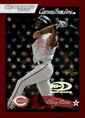2001 Donruss #45 Pokey Reese Stat Line Career #/229 - Image 1 of 2