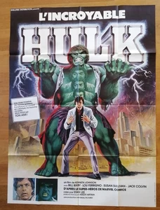 INCROYABLE HULK lou ferrigno affiche cinema originale 160x120 - Imagen 1 de 1