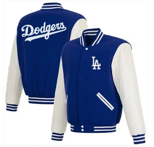 Giacca reversibile JH Design Group Los Angeles Dodgers Varsity MLB taglia media - Foto 1 di 13