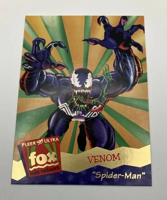 1995 Fox Kids Network Spider-Man Collectible Trading Card #83 Venom - Image 1 of 2
