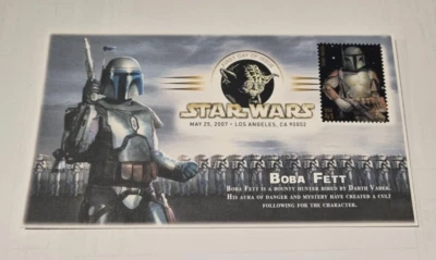 Star Wars USA Stamp & envelope BOBA FETT First Day issue 2007 - Image 1 of 2