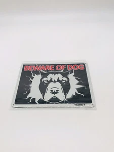 Beware Of Dog Sign (Aluminum) By Ticonn 10x7 Inches (Front Door/Gate/Fence)...25 - Picture 1 of 3