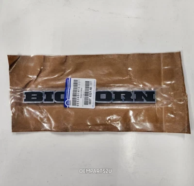 New 2019-2024 Dodge Ram 1500 BIGHORN Tailgate Nameplate, OEM Foto 1 de 2