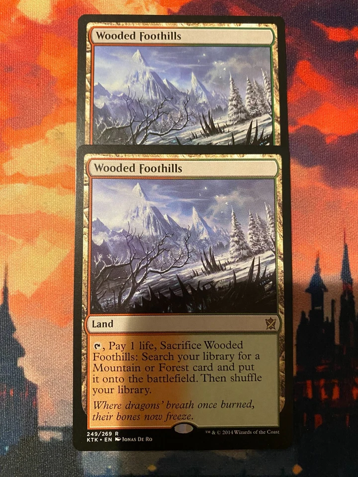 MTG Khans of Tarkir Wooded Foothills - Image 1 of 1