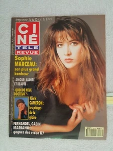 CINE REVUE N°13 1991 SOPHIE MARCEAU K.CAMERON MARINA VLADY MARTINE CAROL DISNEY - Picture 1 of 21