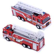 1/32 Fire Truck Engine Zabawkowe koła mogą poruszać światła Dźwięk dla dzieci Prezent urodzinowy