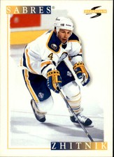 1995-96 Score Buffalo Sabres Hockey Card #47 Alexei Zhitnik