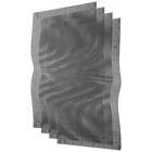 4Pcs Plastic Mesh Canvas Sheets 16.54"x23.62" 7 Count Rectangle Hole Black