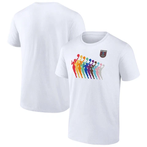 Unisex Fanatics Branded White Atlanta Dream Pride T-Shirt Cover