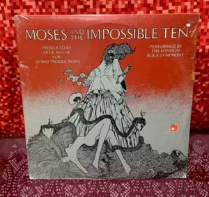 1973 The London Rock Symphony “Moses & The Impossible Ten” BASF 2-LP (Sealed) - Picture 1 of 6