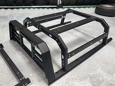 RC Car CNC Aluminum Bed Rack & Roll Bar & LED Set For CEN Racing Ford F450 Truck - Image 1 of 4