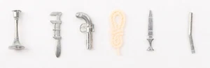 CLUE Weapons Komplettset 6er Brettspiel Ersatzteile - Bild 1 von 1