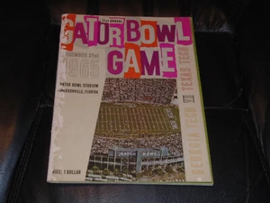 1965 GATOR BOWL FOOTBALL PROGRAM GEORGIA TECH VS TEXAS TECH - Bild 1 von 2