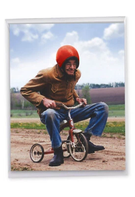 Divertida tarjeta de jubilación (8,5 x 11 pulgadas) - Senior Trike Ride J6435RTG Foto 1 de 4